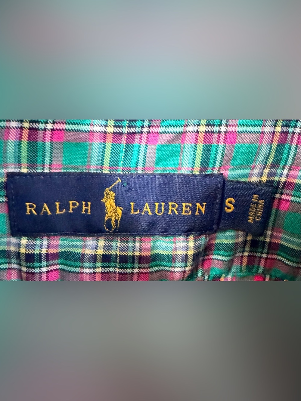 Ralph Lauren 100% Cotton Multicolored Men’s S Long Sleeve Button Down Shirt - Picture 5 of 7